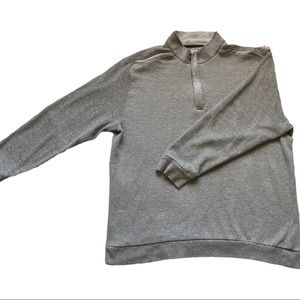Greg Norman Quarter Zip Long Sleeve Golf Shirt